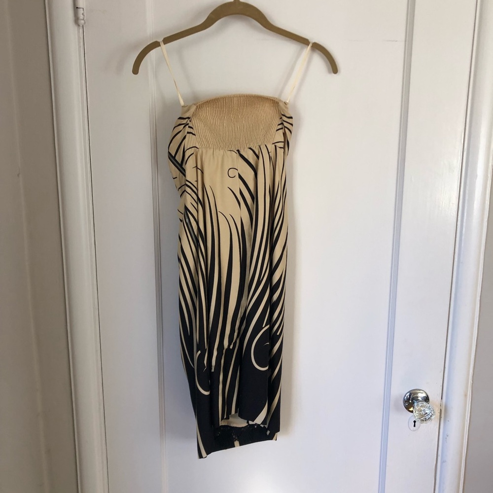 Cute strapless dress from Anthropologie!